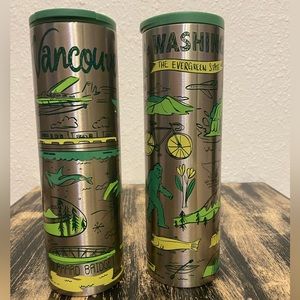 Starbucks been there stainless steel travel tumblers Washington & Vancouver